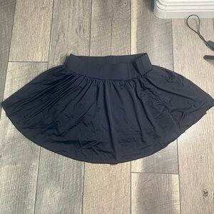 black tennis skirt with built in shorts